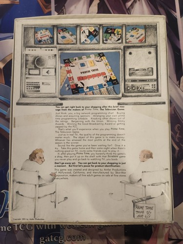 COMPLETE Prime Time The Television Game 1973 Skor-Mor Vintage - Picture 2 of 7
