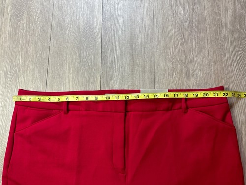 Chico's So Slimming Straight Leg Pants Women’s 4 US 20 Red Stretch New $99.00 - Bild 9 von 13