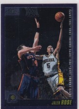 Topps Chrome NBA Basketball 2000-2001 No. 3 Jalen Rose