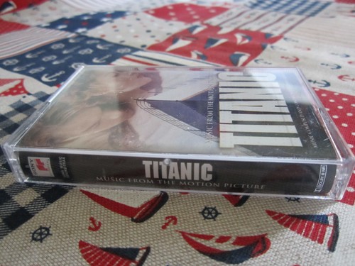 TITANIC MUSIC FROM THE MOTION PICTURE SOUNDTRACK BY JAMES HORNER 1997 SONY TAPE - Picture 2 of 6