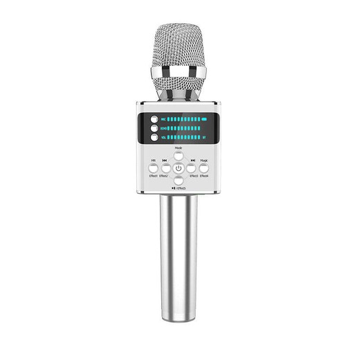 Amazon Top Seller Portable with Sound Card Function Wireless Karaoke Microphone - Picture 7 of 10