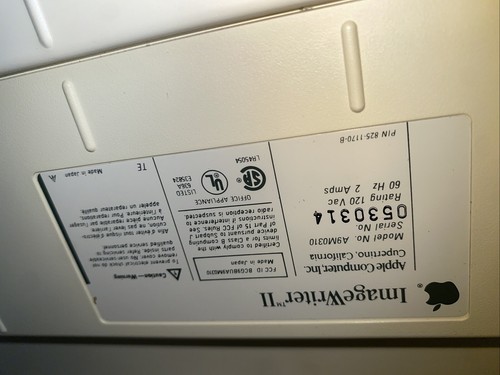 Vintage Apple StyleWriter II & Image Writer II Printer (un-tested) Parts/Repair - Picture 11 of 11