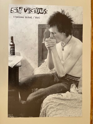 SEX PISTOLS,SID VICIOUS,CHELSEA HOTEL NYC, RARE AUTHENTIC 1998