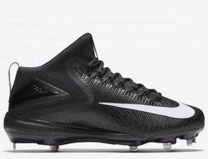 black mike trout cleats