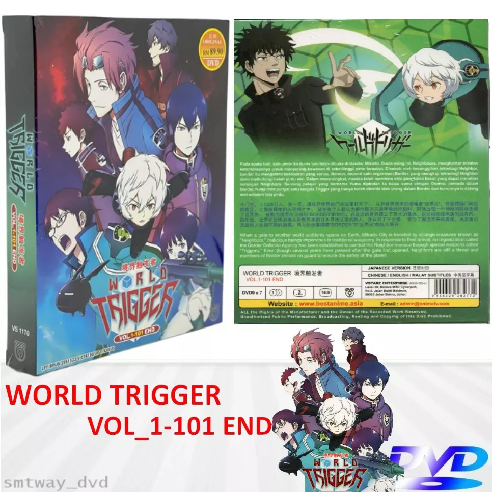 Anime DVD World Trigger Season 1-3 Vol.1-101 End English Subtitle 