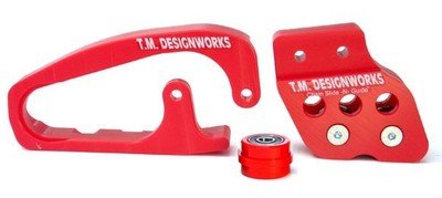 TM Designworks Powerlip Roller-Bracket Kit Honda TRX450R Black 2010