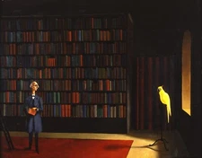 Franz Sedlacek : Bibliothek : 1939 : Archival Quality Art Print 11x17