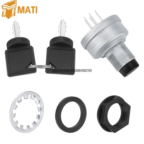 3 Position 5 Pin Ignition Key Switch for Polaris Snowmobile 2200358/ 2205055 - Picture 15 of 16