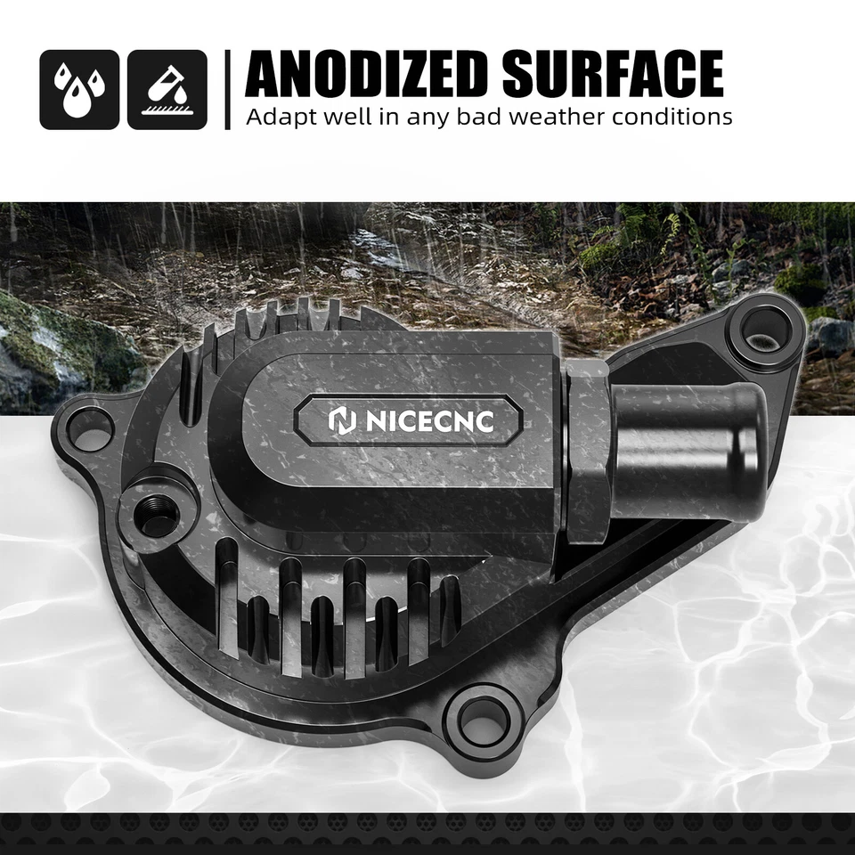 Protector de carcasa de cubierta de bomba de agua NICECNC para Suzuki DRZ400 DR-Z 400E 400S 400SM Foto 4 de 4