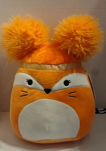 Squishmallow 10" Mallora Fox Squish Doo with Orange Hair 2021 Neu mit Etikett - Bild 1 von 4