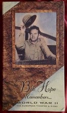 BOB HOPE REMEMBERS...WORLD WAR II I WAS THERE (VHS, CD 1994)