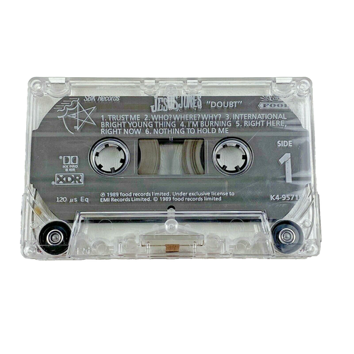Jesus Jones Doubt Cassette Tape Trust Me Right Here Right Now Food Records 1990 - Picture 3 of 4