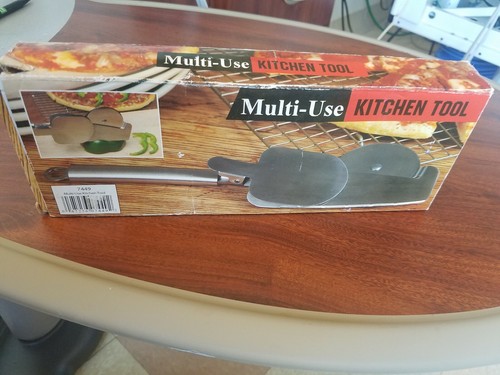Multiuse Kitchen Tool;Kitchen Gadget,Gourmet Cooking;NIB/Pizza Cutter;Serve;4in1 - Picture 1 of 12