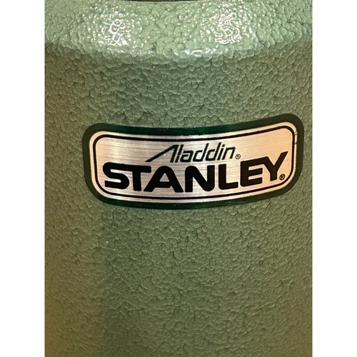 Vintage Aladdin Stanley Acciaio Verde Thermos 1 Quarto A-944DH Isolato Made in USA - Foto 7 di 7