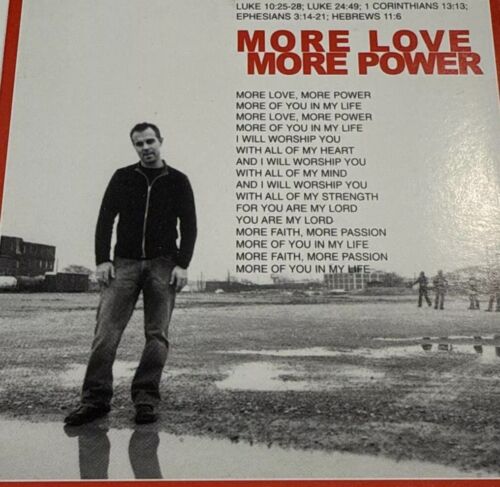 2 UNRELEASED RADIO REMIXES Sonicflood/Jeff Deyo “More Love More Power” 2002 CD! - Picture 4 of 6