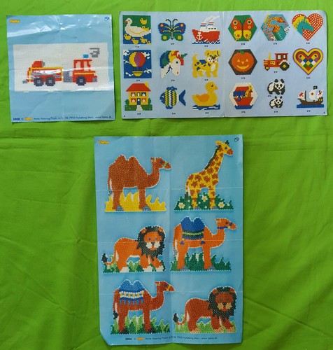  Bügelperlen + Schablonen + Motiv Vorlagen - ( Hama, SES ) - Bild 7 von 9