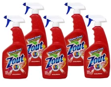 5 Pack of Zout Stain Remover Triple Enzyme Spray 22 Ounce