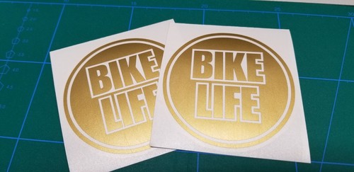 Bike Life Circle Decal Sticker for MTB DH XC BMX Road CX. Fox Bell Smith Trek - Picture 3 of 7