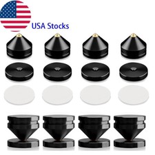 8x HIFI Audio Speaker Isolation Feet Floor Nails M23 Turntable Stand Foot Pad