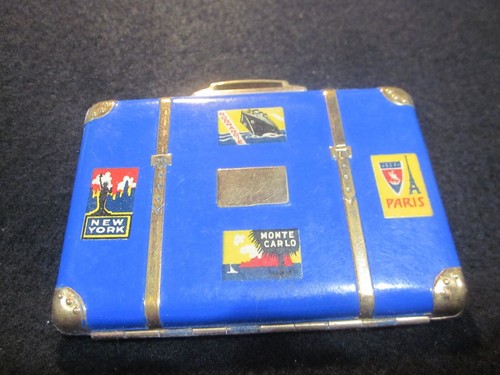 Estuche de tocador Art Deco vintage compacto en polvo PATENTE 1931 F.R. RARO Johnson NY - Imagen 4 de 24