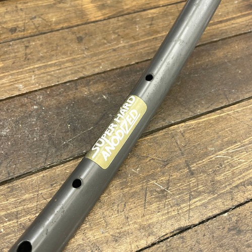 Llanta tubular Araya Aero 700c 28 28h vintage aro coser anodizada dura oscura - Imagen 4 de 18