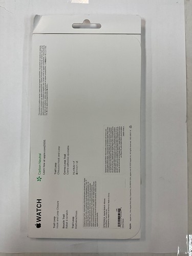 Genuine Apple Watch Band Trail Loop (49mm) Blue/Black - M/L - Zdjęcie 2 z 2