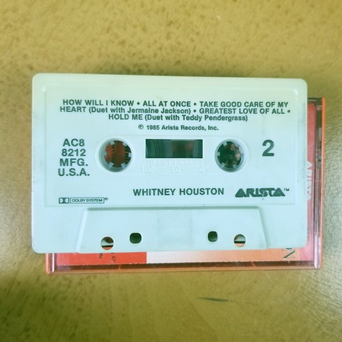 Whitney Houston - Selbstbetiteltes Album Kassette Band 1985 Arista Records Pop Soul - Bild 8 von 8