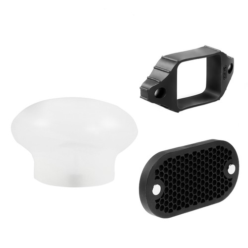 Selens 3 in 1 Magnetic Flash Modifier Rubber Band Sphere Diffuser Honeycomb Grid - Picture 16 of 25