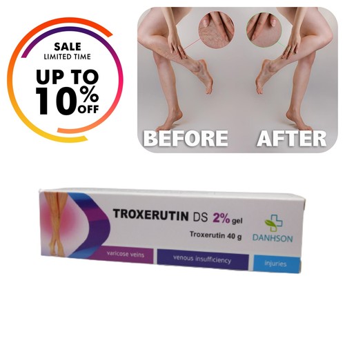 Varicose Spider Veins Cream Vasculitis Legs Treatment Troxerutin Gel Troxevasin - Picture 9 of 12