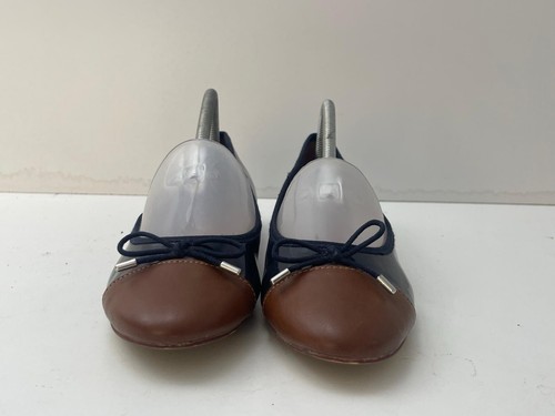Next Women's Patent Leather Slip On Flat Bow Ballet Summer Shoes Size 7/41 - B80 - Picture 2 of 7