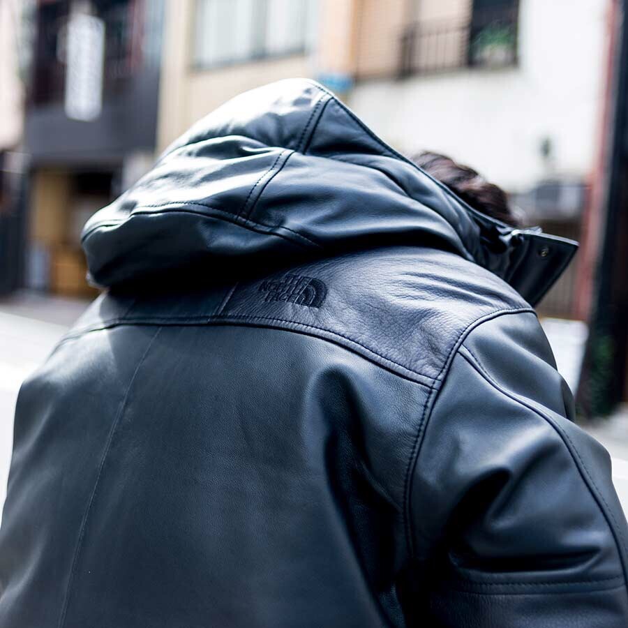 The North Face Purple Label Mountain Down Leather Jacket The North Face Purple Label Mountain Down Leather Jacket