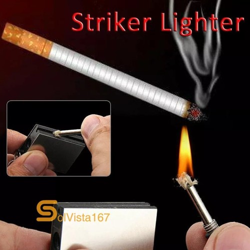5x Flint Metal Match Lighters Wilderness Emergency Lighters Camping Waterproof - Picture 3 of 20