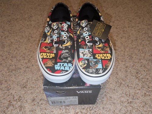 Vans Star Wars X Era Clásica Repetición Película Boba Vader 2014 De Colección Para Hombres 9.5 NUEVO - Imagen 2 de 9