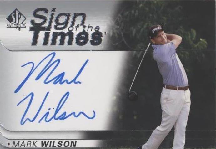 2021 SP Authentic - Mark Wilson #SOTT-MW - 1 of 1