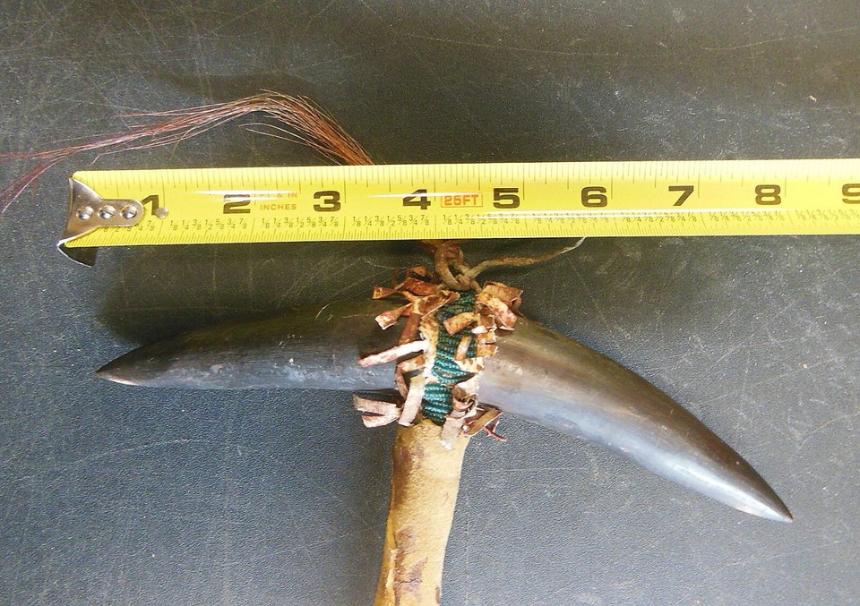 ANTIQUE Native American / PLAINS INDIAN GHOST DANCE CLUB / Wand Circa ...
