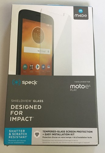 Speck Moto E5 Play ShieldView Glas Displayschutzfolie