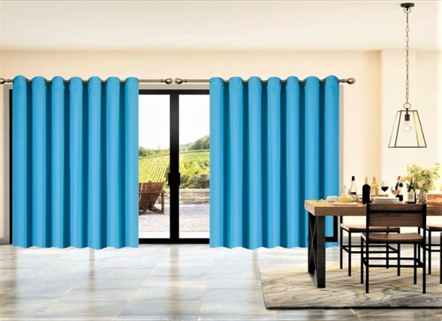 Extra Ancha Cortina Puerta Panel Habitación Divisor 100% Apagón Térmico K100 - Imagen 49 de 53