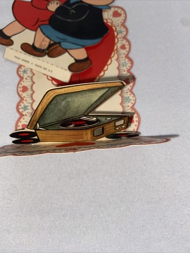 Vintage Pop Up Die Cut Valentine Card LULU & TUBBY Comic Marjorie Henderson Buel - Picture 7 of 8