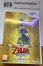 The Legend of Zelda Skyward Sword Special Orchestra CD-Nintendo Wii- BRAND NEW