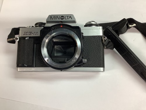 Minolta XG-M Silver 35mm SLR Film Camera Body - Picture 1 of 4