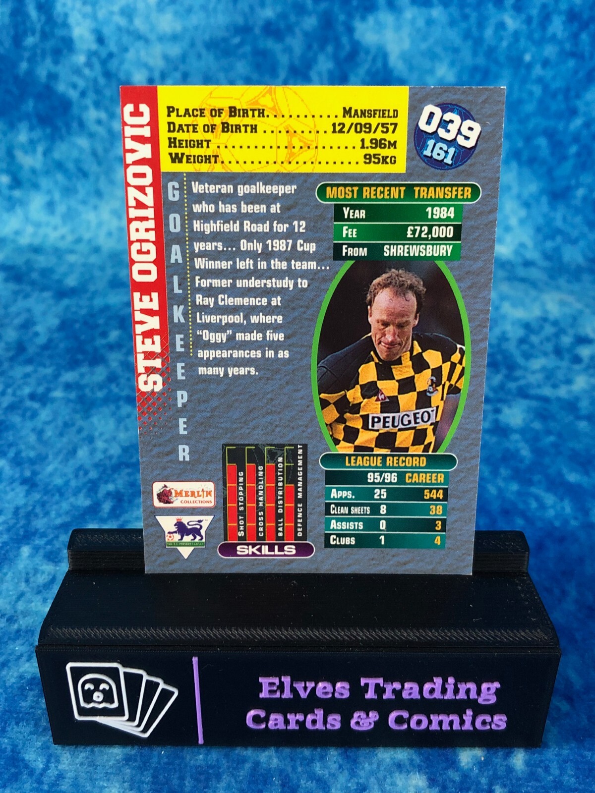 Merlin's Premier League Gold Season 1996-1997 SINGLE Football Trading Card - Picture 34 of 156