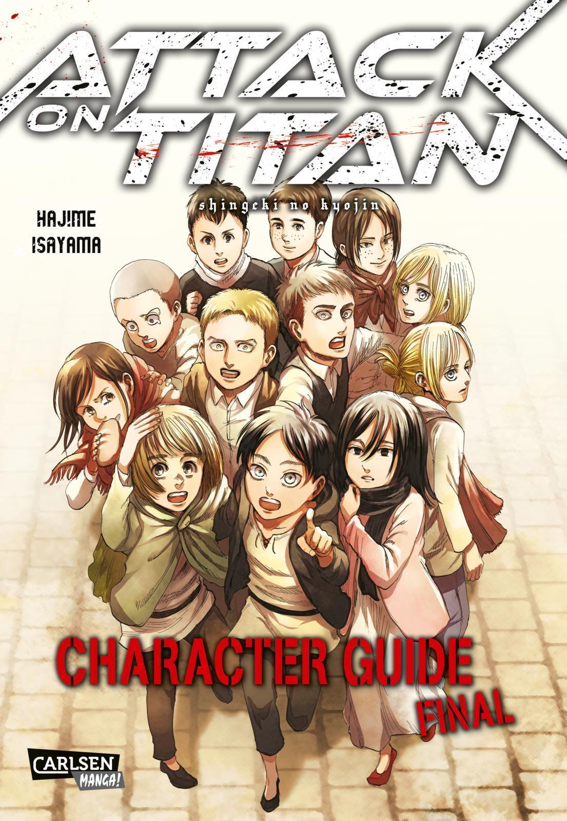 Thumbnail - Attack On Titan: Character Guide Final Hajime Isayama