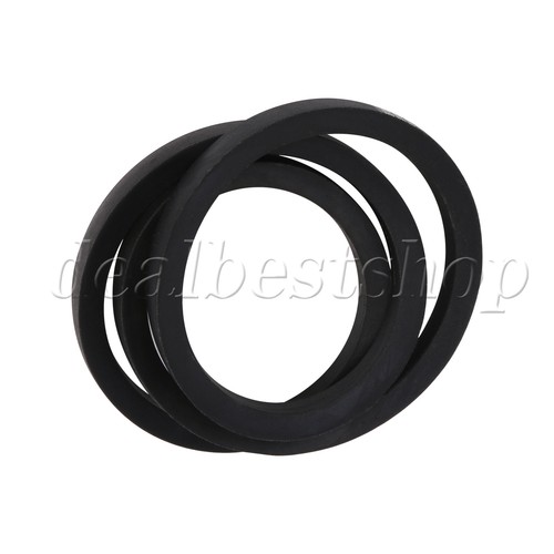 Rubber Transmission Belt 0.83 Inch Width 0.55" Thickness Black C1500 - Picture 9 of 9