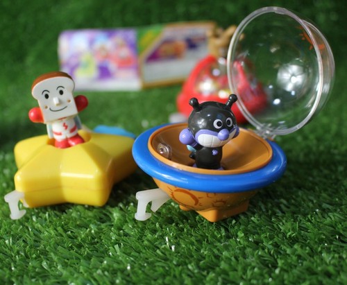 Anpanman Shokupanman Cheese Japan Anime Rare Starship Bandai Figures 5 Pcs Lot - Picture 4 of 9