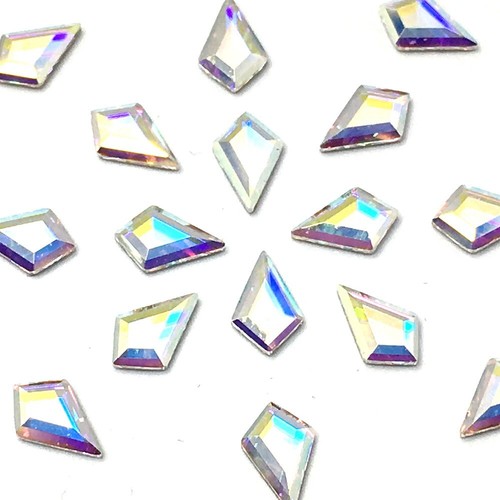 Swarovski Flatbacks No-Hotfix Rhinestones CRYSTAL AB (001 AB) * Pick Your Shape - Picture 60 of 76