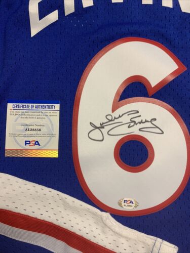 Julius Erving signiertes Trikot Mitchell & Ness PSA/DNA COA Philadelphia 76ers Auth - Bild 2 von 5