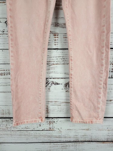 Pilcro And The Letterpress Slim Boyfriend Jeans 26 Womens Light Red Mid Rise - Picture 3 of 8