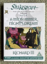 Shakespeare: The Animated Tales Act 4 Midsummer Night's.. & Richard III NEW EB47