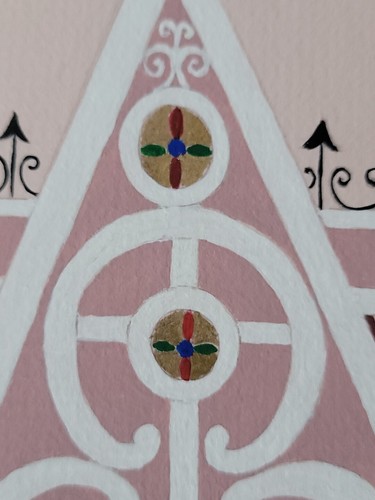 Vintage Victorian House Original Painting Signed JAK Judith Kaminski 16"×20" - Picture 2 of 9