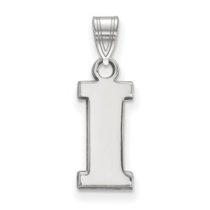 White Sterling Silver Charm Pendant Idaho NCAA University Of 18 mm 10 White Sterling Silver Charm Pendant Idaho NCAA University Of 18 mm 10